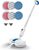 Product image for: AlfaBot Electric Mop, Cordless Spin Mop for Floor Cleaning, S1 Cordless Mop with Water Sprayer and LED Headlight, Super Quite & Rechargeable Floor Scrubber for Hardwood Floor Tile & Laminate Floors